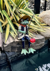 LILO FROG W/FISHING POLE & BOBBER *NEW* AVAIL JAN 2025